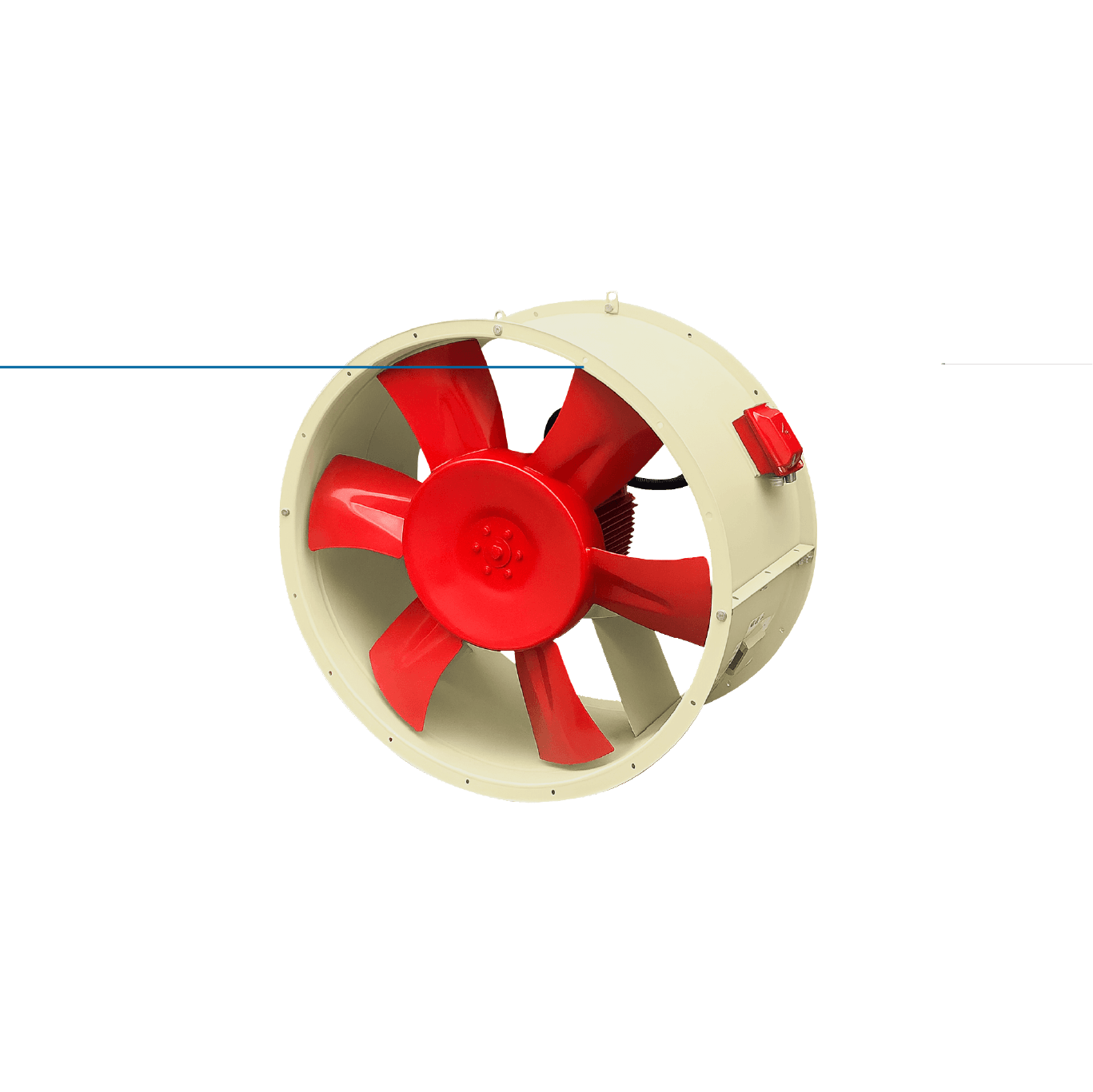 Quạt Hướng Trục Hút Khói Hai Tốc Độ 